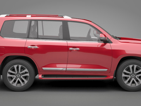Toyota Land Cruiser J200 2016 3D Model