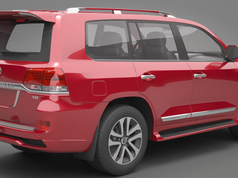 Toyota Land Cruiser J200 2016 3D Model