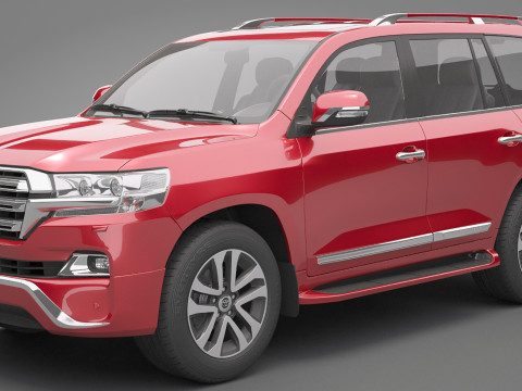 Toyota Land Cruiser J200 2016 3D Model