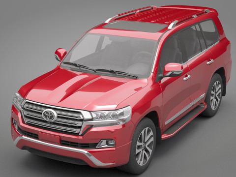 Toyota Land Cruiser J200 2016 3D Model