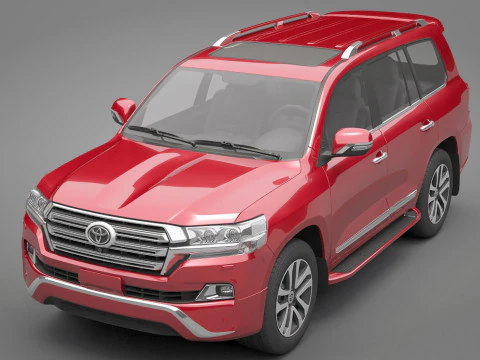 Toyota Land Cruiser J200 2016 3D Model