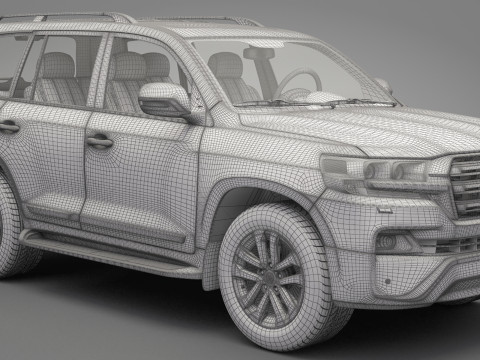 Toyota Land Cruiser J200 2016 3D Model