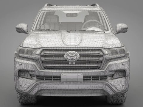 Toyota Land Cruiser J200 2016 3D Model