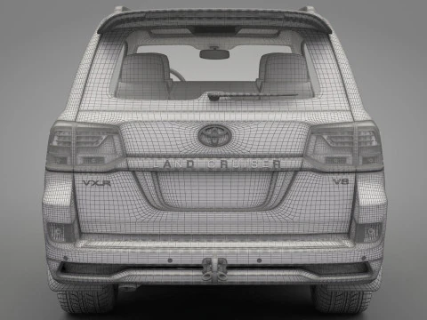 Toyota Land Cruiser J200 2016 3D Model