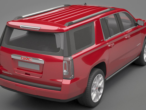 GMC Yukon 2014 3D 模型