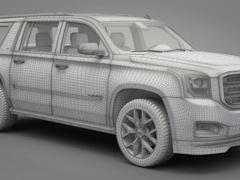 GMC Yukon 2014 3D Model