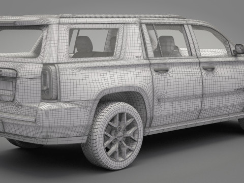 GMC Yukon 2014 3D 模型