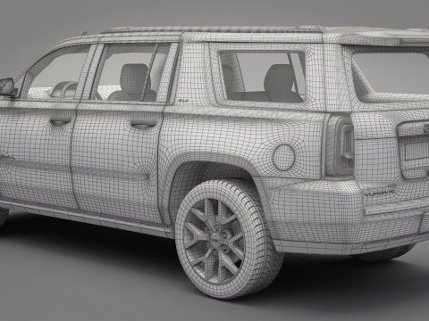 GMC Yukon 2014 3D 模型