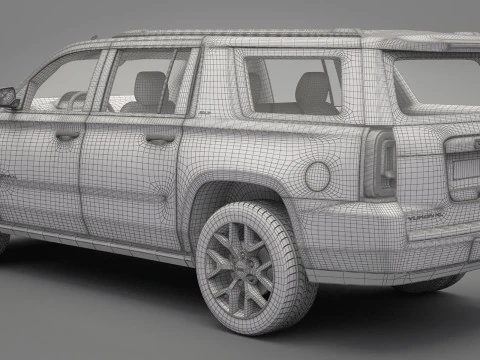 GMC Yukon 2014 3D Model