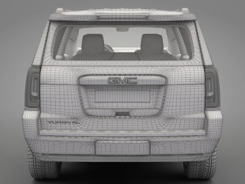 GMC Yukon 2014 3D Model