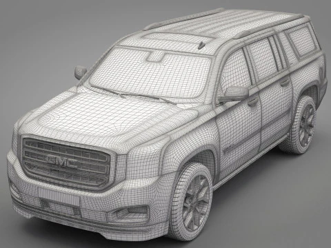 GMC Yukon 2014 3D Model