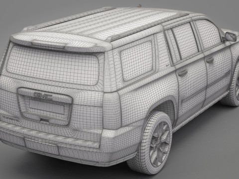 GMC Yukon 2014 3D 模型