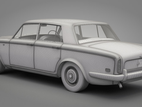 Generic Old Car 02 3D 모델