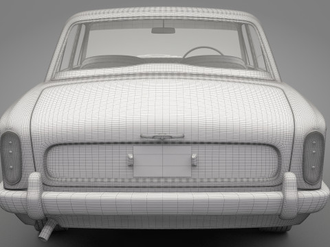 Generic Old Car 02 3D 모델