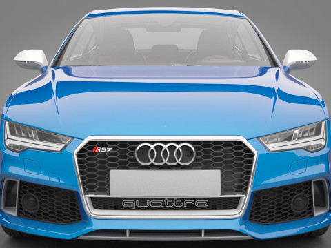 Audi RS7 Sportback 2016 3Dモデル