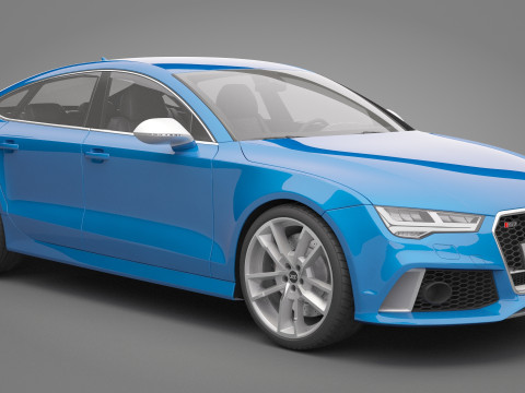 Audi RS7 Sportback 2016 3Dモデル