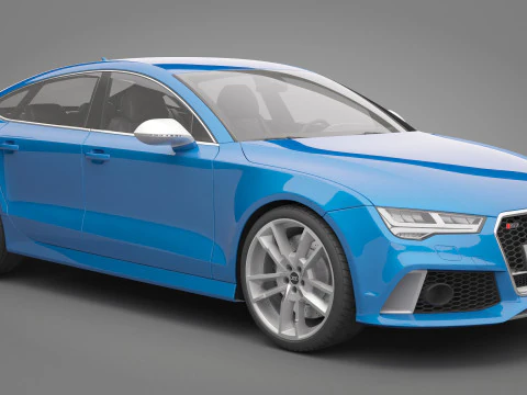 Audi RS7 Sportback 2016 3D Model