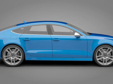 Audi RS7 Sportback 2016 3D Model