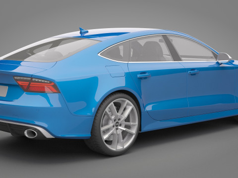 Audi RS7 Sportback 2016 3Dモデル