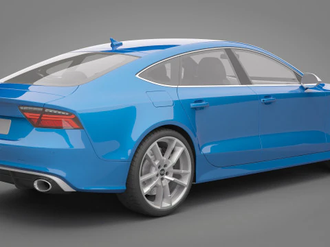 Audi RS7 Sportback 2016 3D Model
