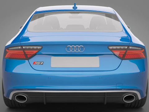 Audi RS7 Sportback 2016 3D Model