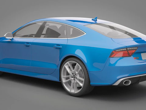 Audi RS7 Sportback 2016 3D Model