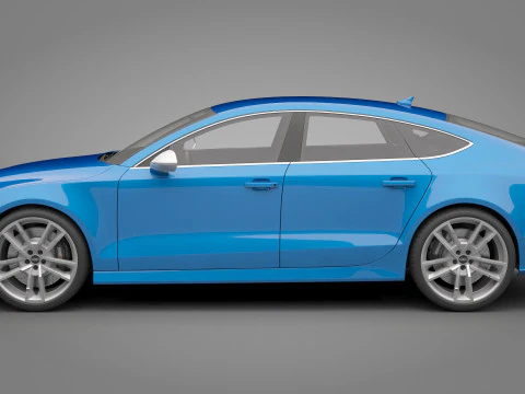 Audi RS7 Sportback 2016 3D Model