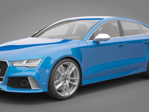 Audi RS7 Sportback 2016 3Dモデル