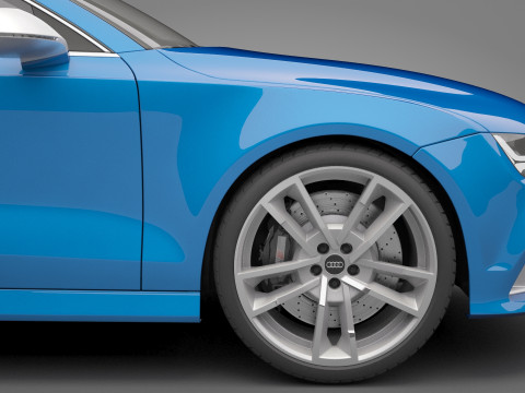Audi RS7 Sportback 2016 3Dモデル