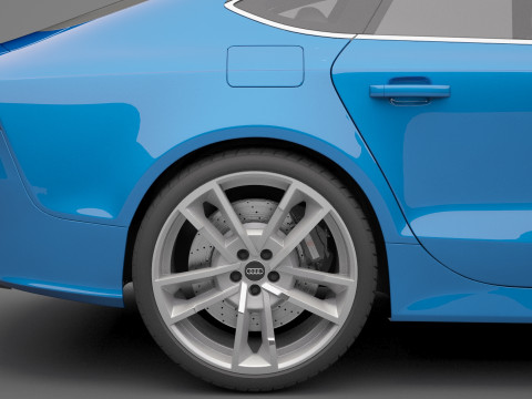 Audi RS7 Sportback 2016 3Dモデル