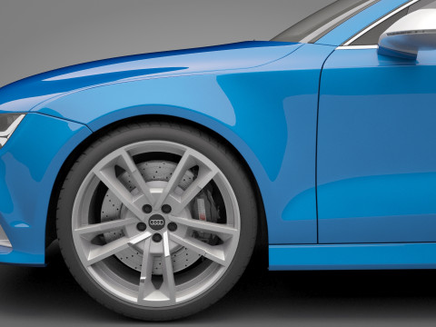 Audi RS7 Sportback 2016 3Dモデル