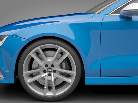 Audi RS7 Sportback 2016 3D Model