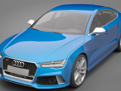 Audi RS7 Sportback 2016 3D Model