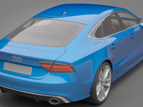 Audi RS7 Sportback 2016 3D Model