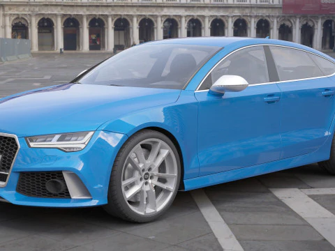 Audi RS7 Sportback 2016 3D Model