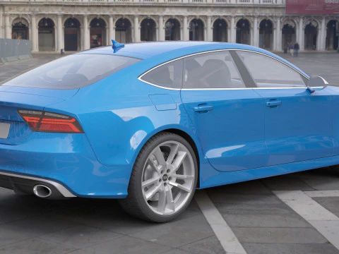 Audi RS7 Sportback 2016 3D Model