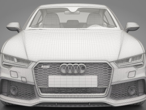 Audi RS7 Sportback 2016 3Dモデル