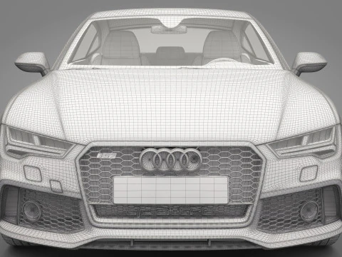 Audi RS7 Sportback 2016 3D Model