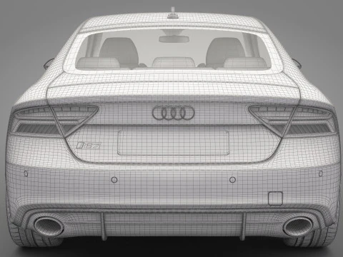 Audi RS7 Sportback 2016 3D Model