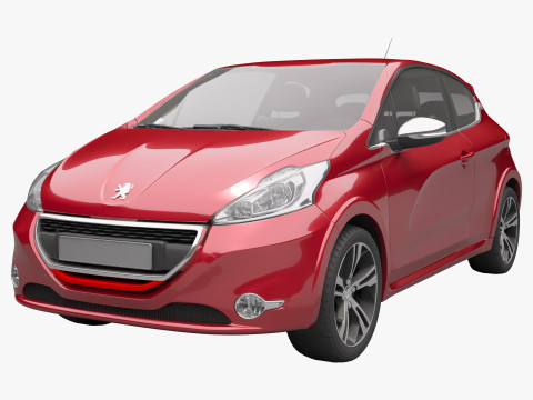 Peugeot 208 GTI 3D Model