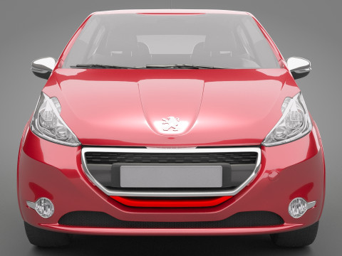 Peugeot 208 GTI 3D Model