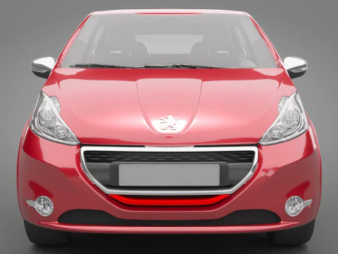 Peugeot 208 GTI 3D Model