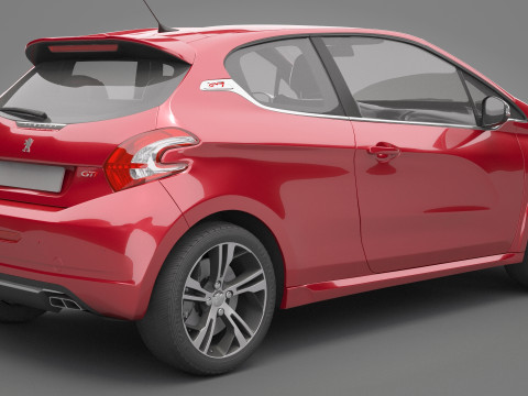 Peugeot 208 GTI 3D Model