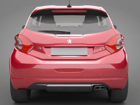 Peugeot 208 GTI 3D Model