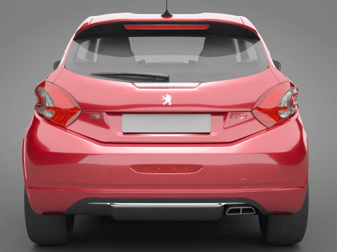 Peugeot 208 GTI 3D Model