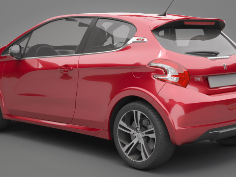 Peugeot 208 GTI 3D Model