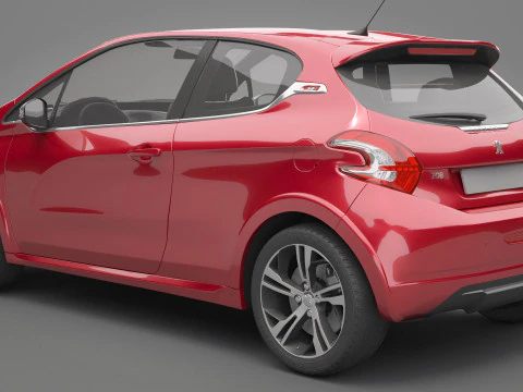 Peugeot 208 GTI 3D Model