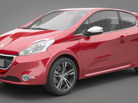 Peugeot 208 GTI 3D Model