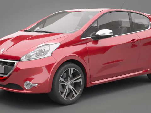 Peugeot 208 GTI 3D Model