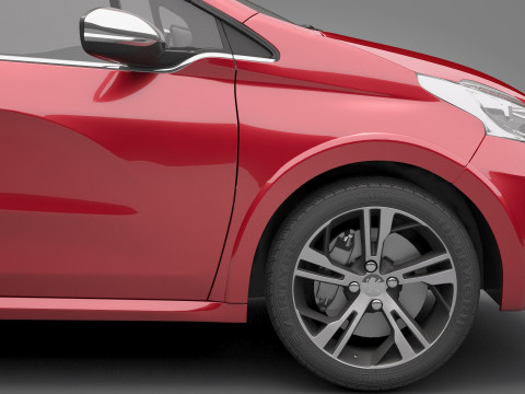 Peugeot 208 GTI 3D Model